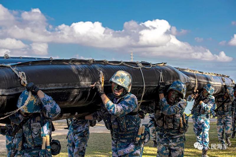 堪比大片海军陆战队极限训练画面曝光