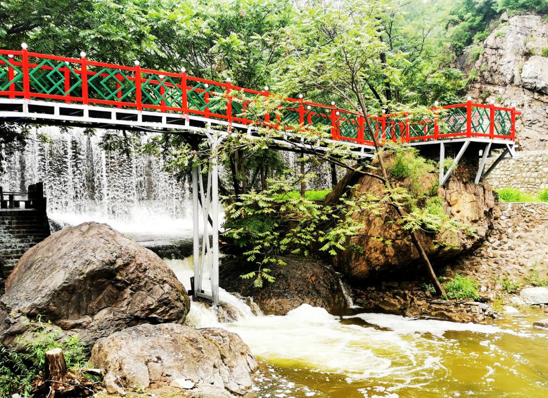 门头沟赏图时刻快到桃花溪观瀑来